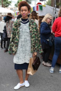 Street style at the Echo Park Craft Fair.