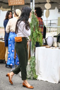 Street style at the Echo Park Craft Fair.