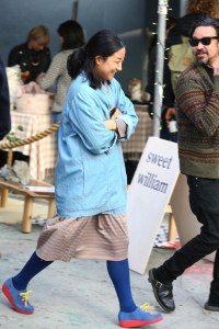 Street style at the Echo Park Craft Fair.
