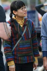 Street style at the Echo Park Craft Fair.