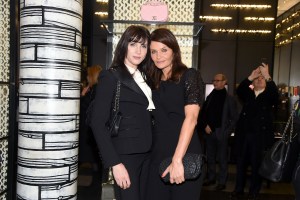 Michele Hicks and Helena Christensen