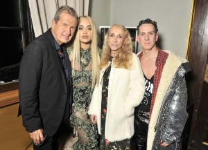Mario Testino, Rita Ora, Carla Sozzani, and Jeremy Scott