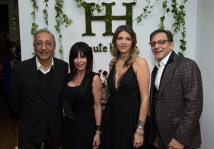 From left, Hussein Jafferjee, Sandy Sholl, Cady Vaccaro and Gary Epstein at Haute Hippie.