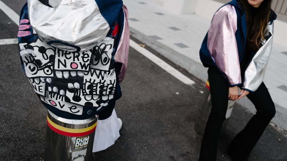 Here/Now Flore bomber jacket