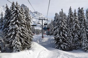 Meribel, in the French Alps.