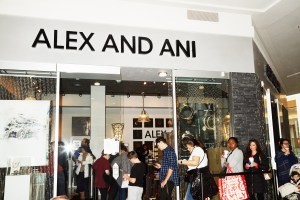 The Alex and Ani store had amassed a queue.