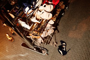 The shoe sale rack at Neiman Marcus.