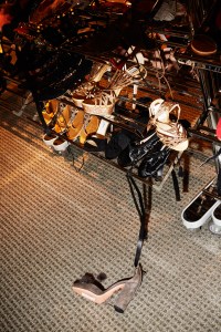 The shoe sale rack at Neiman Marcus.
