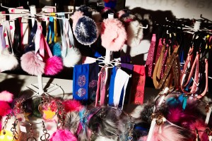 Accessories in the Bani Lynn pop-up space.