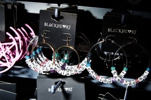 Earrings at Hot Topic.