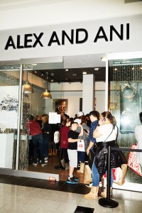 The Alex and Ani store had amassed a queue.