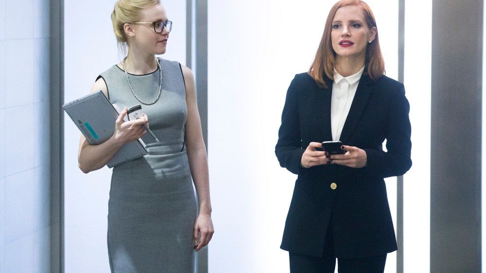 Jessica Chastain in Miss Slaone