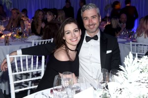 Anne Hathaway and Justin Conner