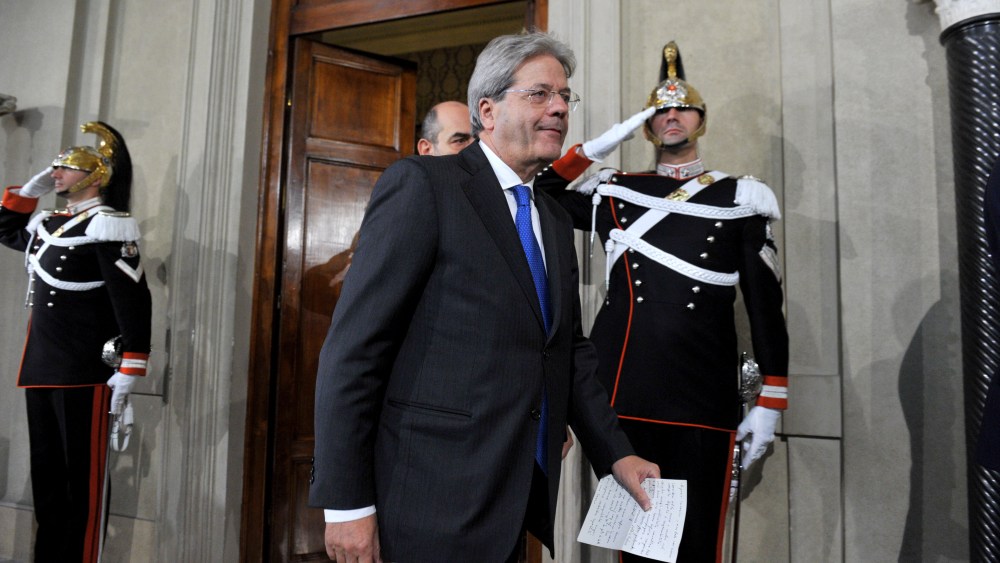 paolo gentiloni italy prime minister