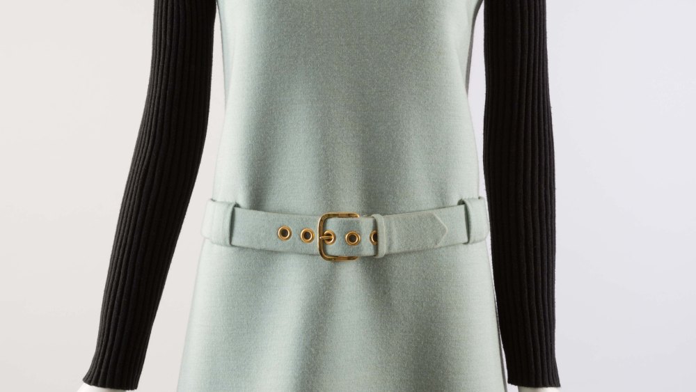 Pierre Cardin, “Cosmos” dress, 1967, gift of Lauren Bacall.