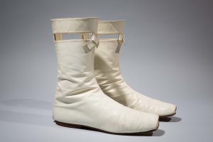 André Courrèges, boots, 1964, gift of Ruth Sublette.