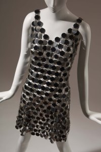 Paco Rabanne, dress, circa 1966, gift of Montgomery Ward.