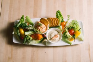 Little Gem and Veggie Dippers