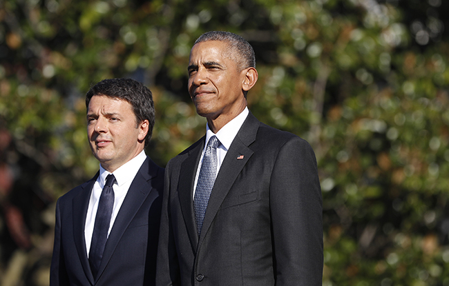 Matteo Renzi and President Obama