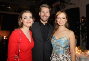 Gillian Jacobs, Glen Powell and Ahna O'Reilly Dior Lady Art Pop Up Boutique Dinner