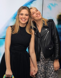 Zoey and Madelyn Deutch Dior Lady Art Pop Up Boutique Opening