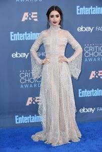 Lily Collins 22nd Annual Critics' Choice Awards 2016