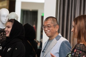 Tadashi Shoji shared his latest collections with guests at his new store opening celebration in Doha.