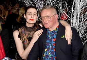 Erin O'Connor and Giles Deacon