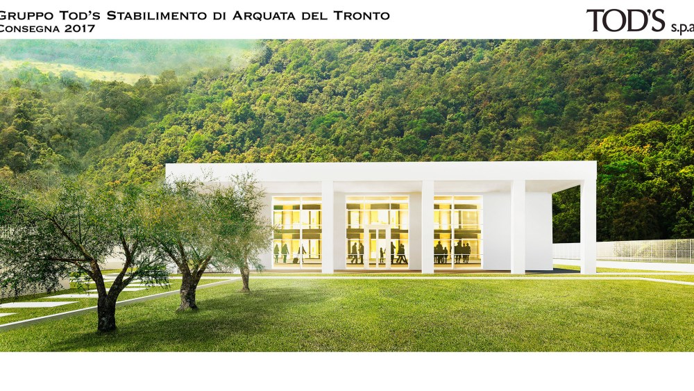 Tod's Delivers Plant Project, Supports Italian Town Hit by Earthquake