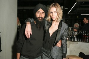 Waris Ahluwalia and Anja Rubik