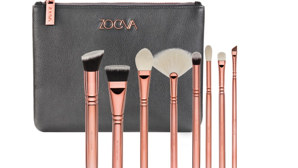 Zoeva rose gold brush set