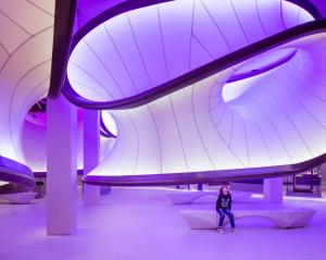mathematics gallery by Zaha Hadid Architects in the Science Museum