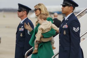 Ivanka Trump Andrews Air Force Inauguration