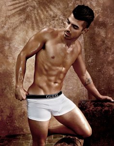 Joe Jonas Guess Spring 17 Underwear Campaign
