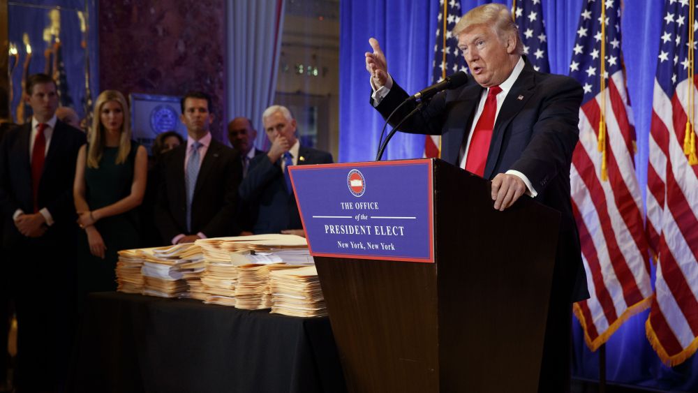 President-elect Donald Trump Touts Border Tax on Imports