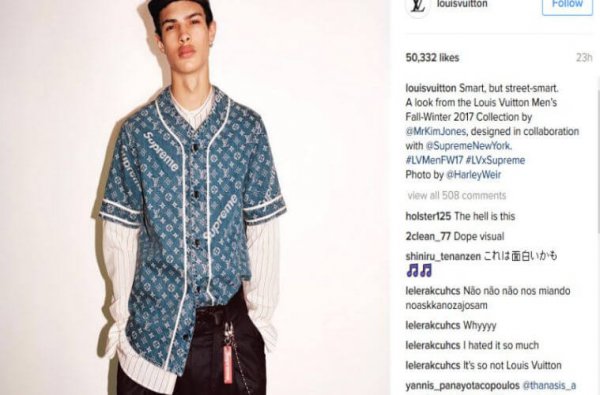 The Week Denim: Louis Vuitton and Supreme Debut Luxury Streetwear Collaboration