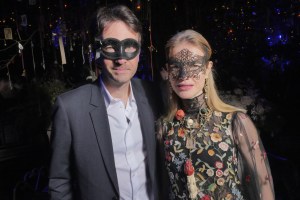 Antoine Arnault and Natalia Vodianova Dior Masked Ball Fashion Week Haute Couture Spring 2017