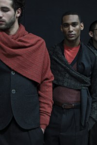 Backstage at Giorgio Armani Men's Fall 2017
