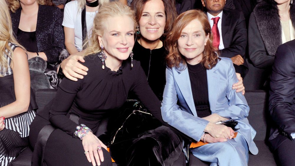 Nicole Kidman, Roberta Armani and Isabelle Huppert.
