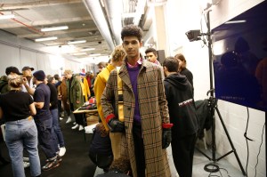 Backstage at AMI Alexandre Mattiussi Men's Fall 2017