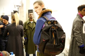 Backstage at AMI Alexandre Mattiussi Men's Fall 2017