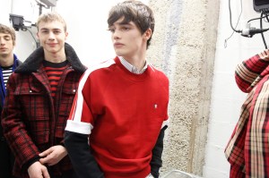 Backstage at AMI Alexandre Mattiussi Men's Fall 2017