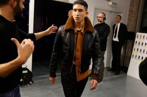Backstage at AMI Alexandre Mattiussi Men's Fall 2017