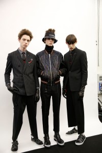 Backstage at Dior Homme Men's Fall 2017