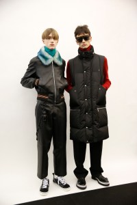 Backstage at Dior Homme Men's Fall 2017