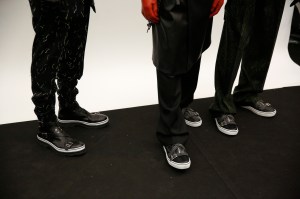 Backstage at Dior Homme Men's Fall 2017