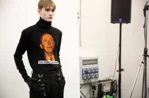 Backstage at Dior Homme Men's Fall 2017