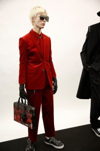 Backstage at Dior Homme Men's Fall 2017