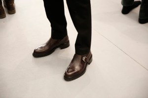 Backstage at Hermès Men's Fall 2017