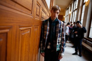 Backstage at Kolor Men's Fall 2017